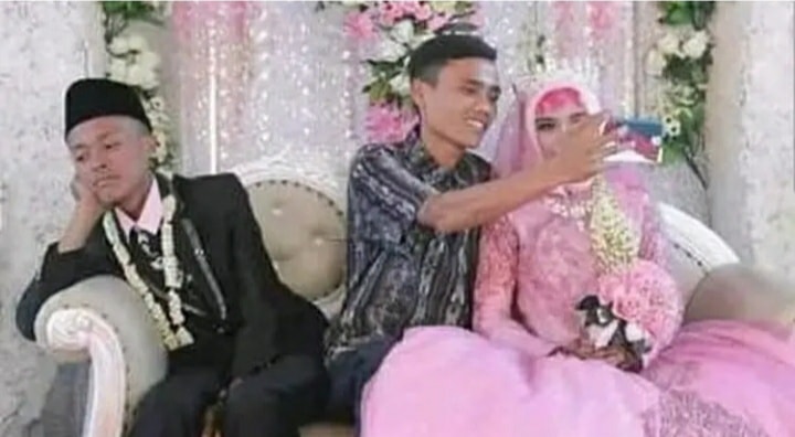 Momen kocak di pernikahan yang bikin ngakak